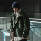 Unisex Jacket Hooded Hooded Jacket Male Spring and Autumn Coat